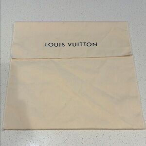Louis Vuitton Cream Canvas Storage Pouch